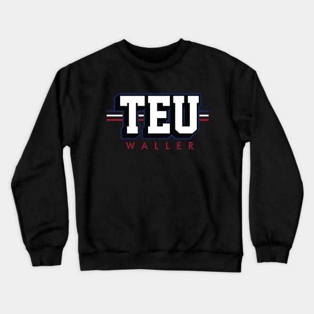 Tight End University - TEU - Darren Waller - New York Giants Crewneck Sweatshirt by nicklower